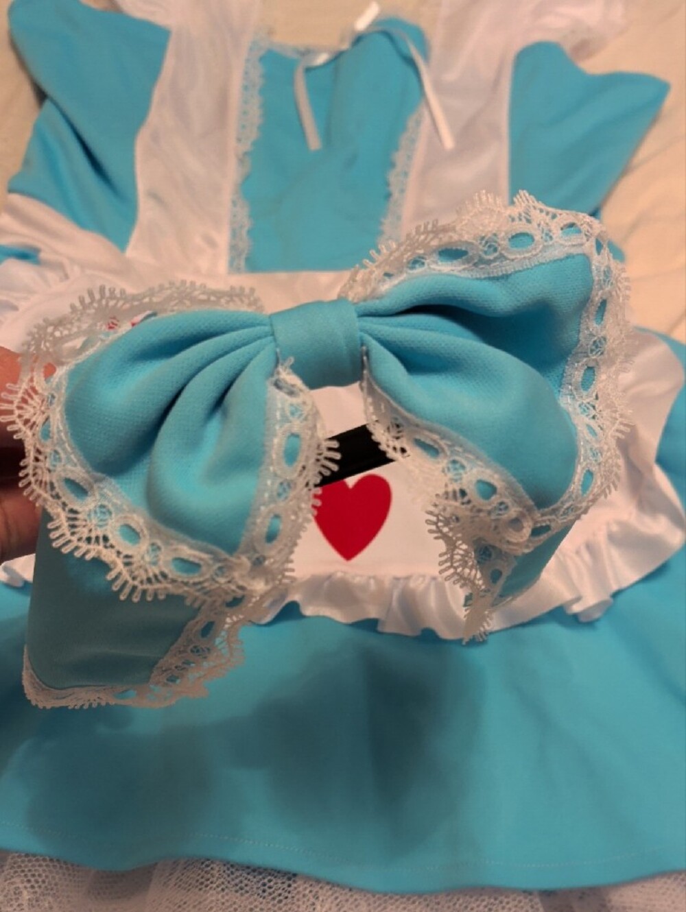 New W/Out Tags Leg Avenue Alice In Wonderland Costume Size L - Picture 4 of 9